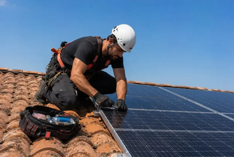Maintenance et monitoring de panneaux solaires à Saint-Georges-de-Rex
