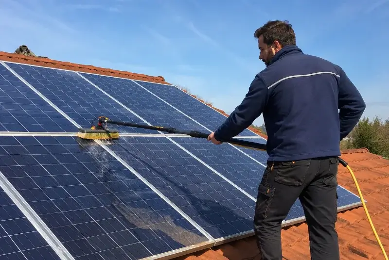 Nettoyage et entretien de panneaux solaires à Saint-Georges-de-Rex