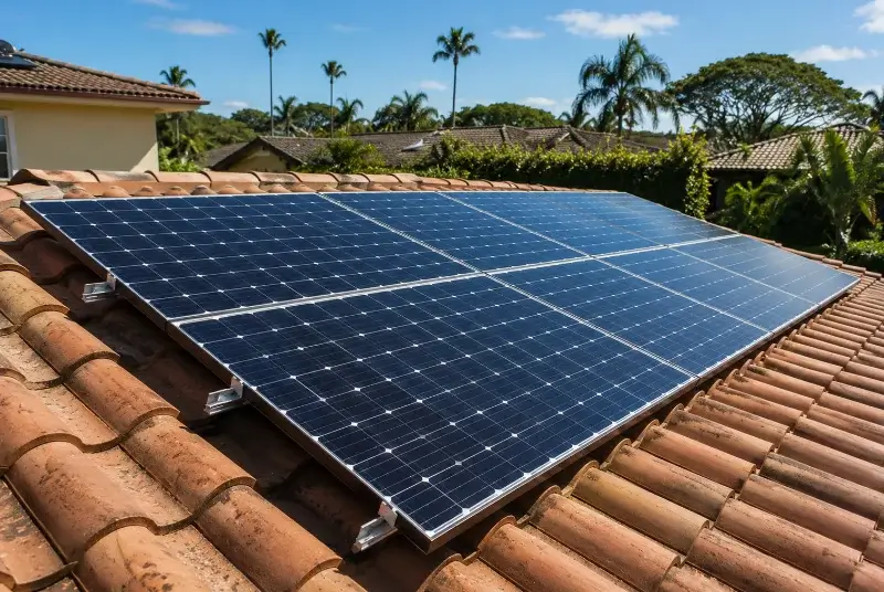 Installation de panneaux solaires à Saint-Georges-de-Rex